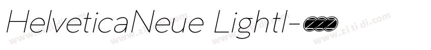 HelveticaNeue LightI字体转换